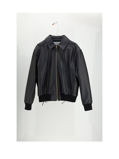 CELINE 36 blouson aviateur detail lacage