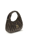wander handbag in quilted leather