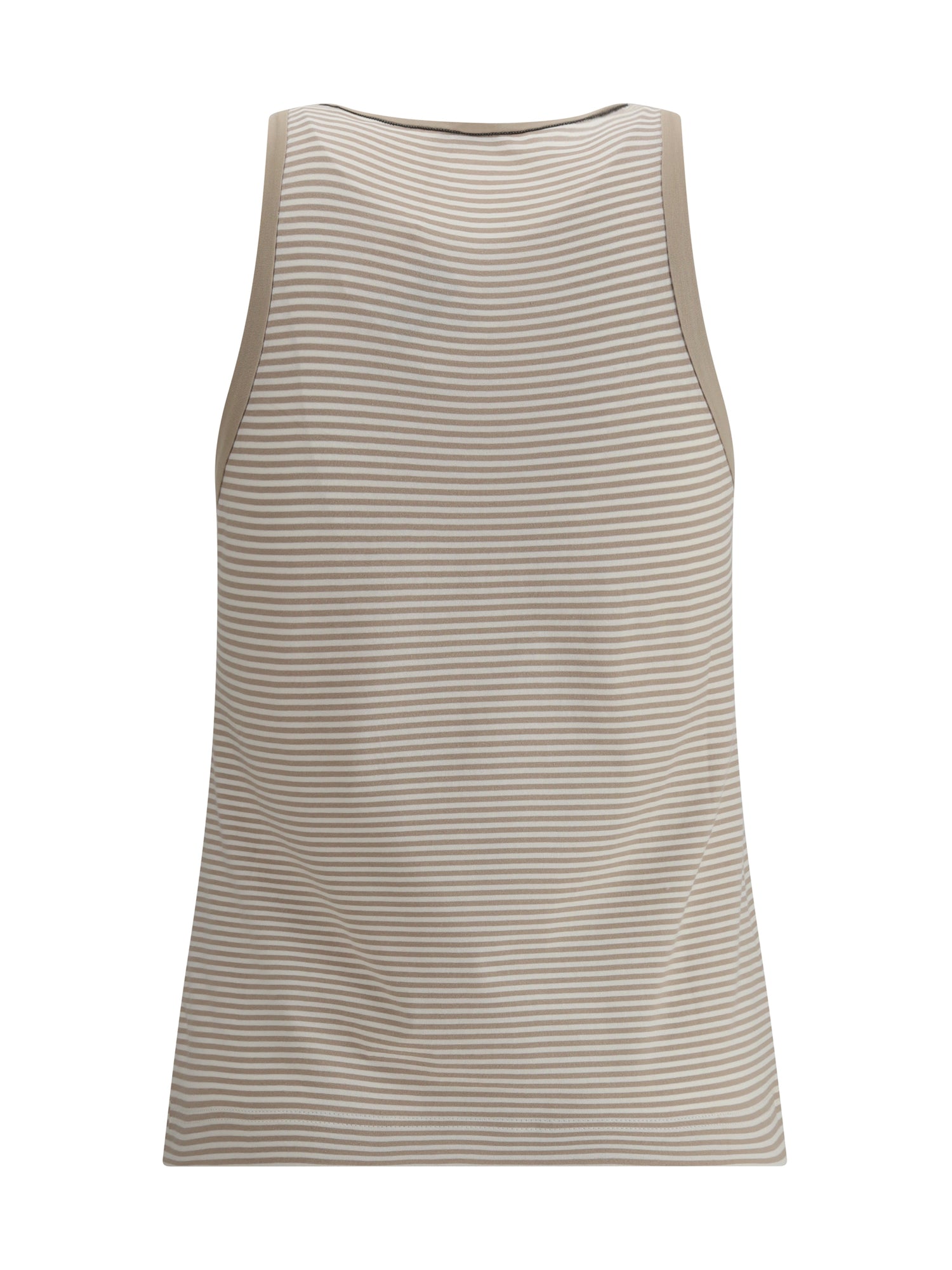 BRUNELLO CUCINELLI L striped tank top