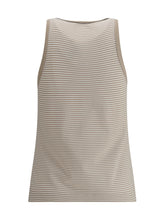 BRUNELLO CUCINELLI L striped tank top