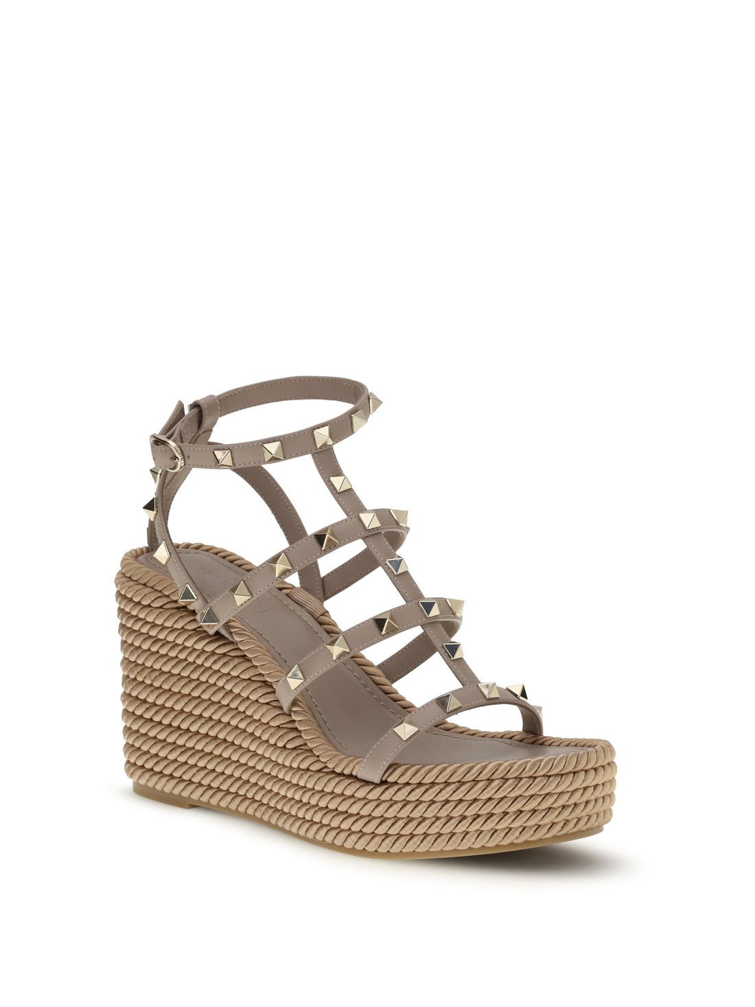VALENTINO GARAVANI 37 rockstud torchon 95 wedges
