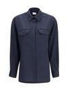 virgin wool overshirt