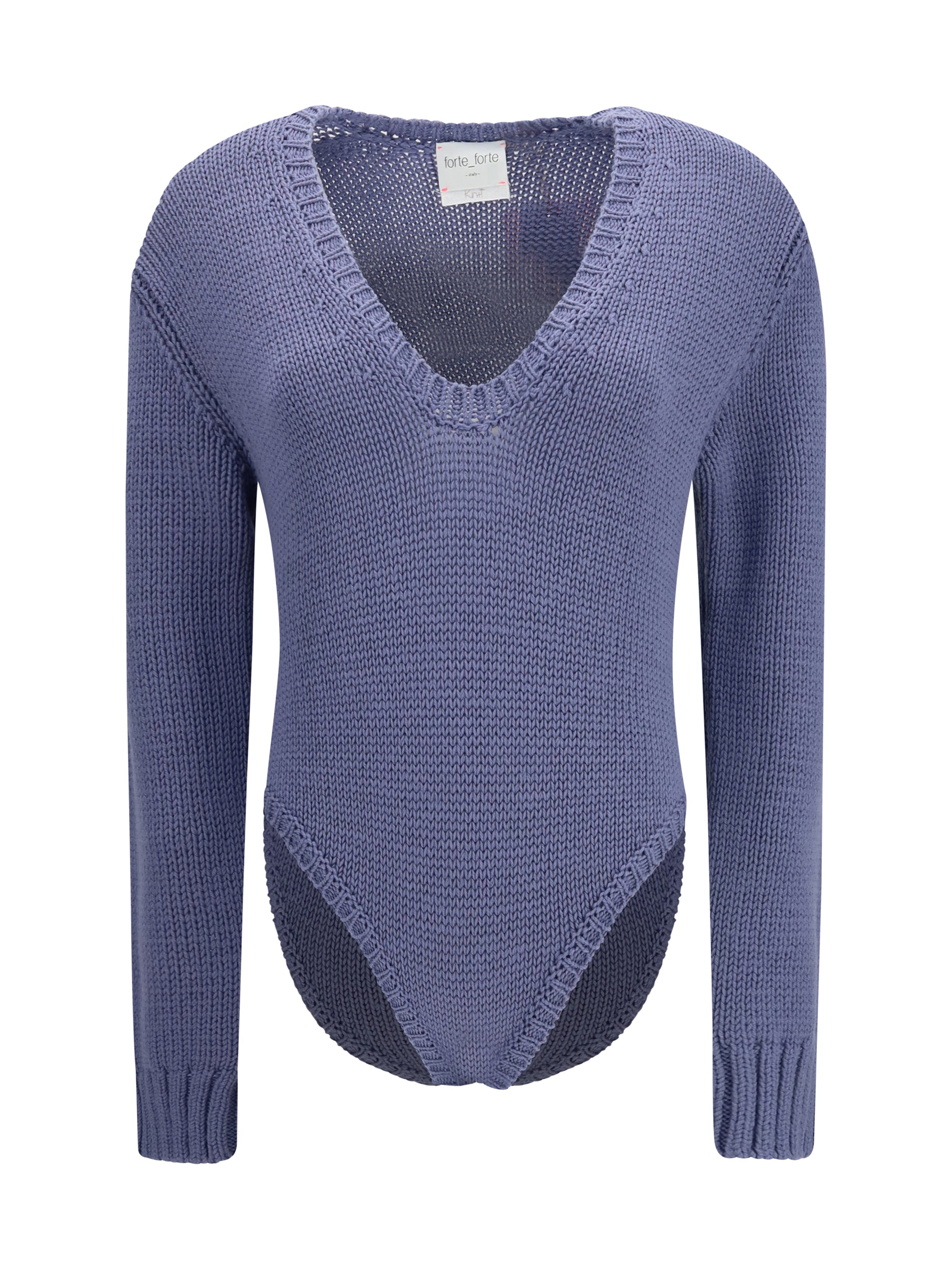 cable-knit wool bodysuit