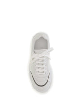 BRUNELLO CUCINELLI 40 leather sneakers with shiny details