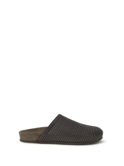 leather slides