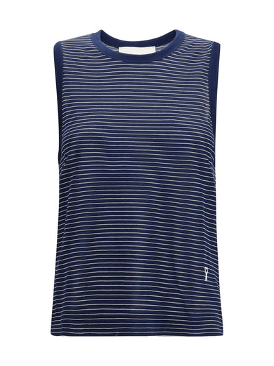 striped cotton tank top