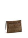 bc duo suede clutch bag