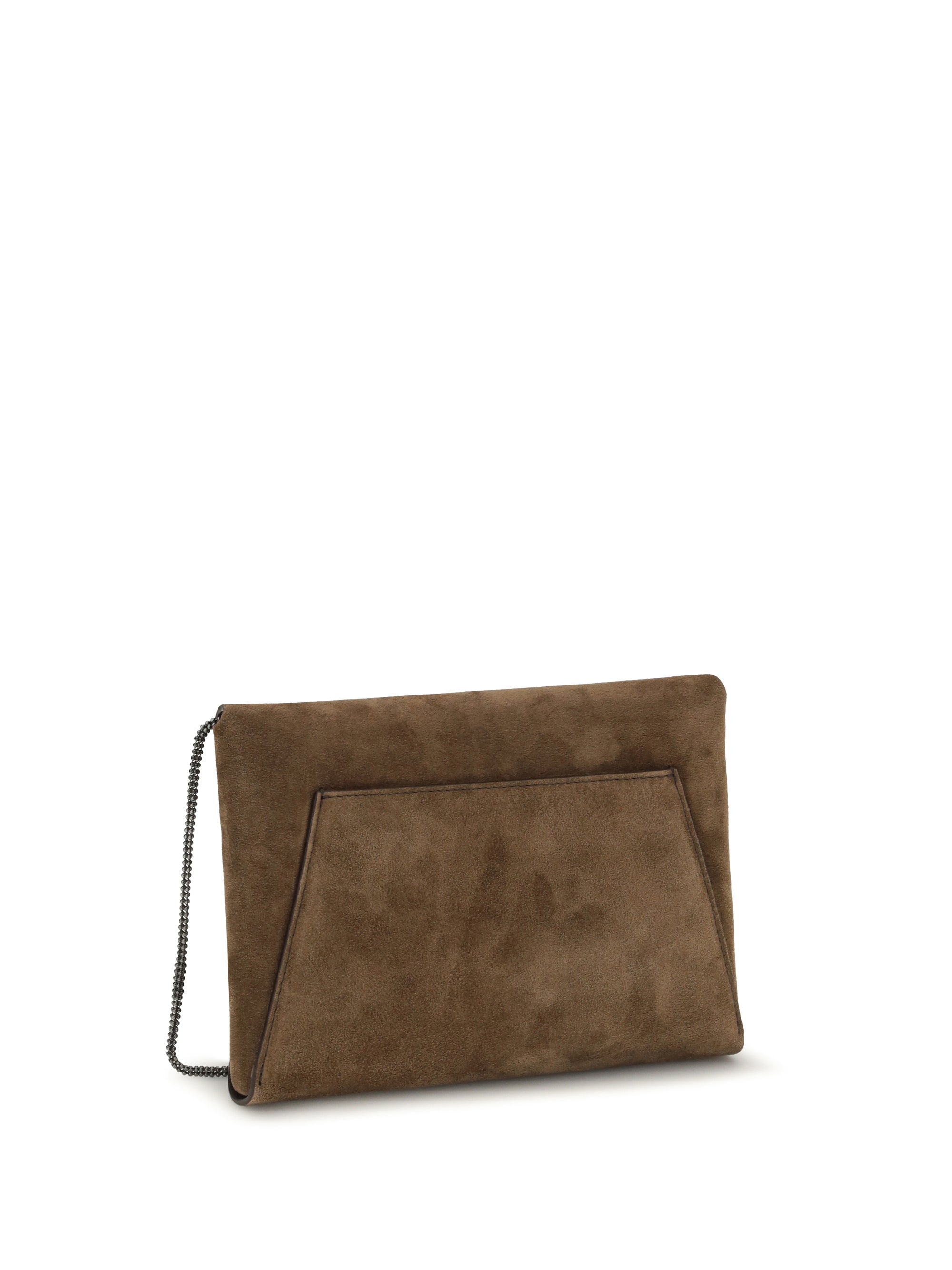 bc duo suede clutch bag