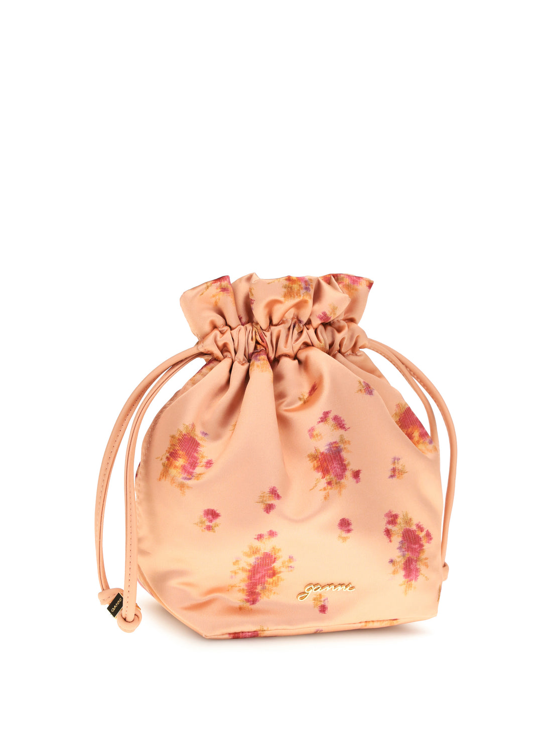 GANNI OS printed nylon pouch