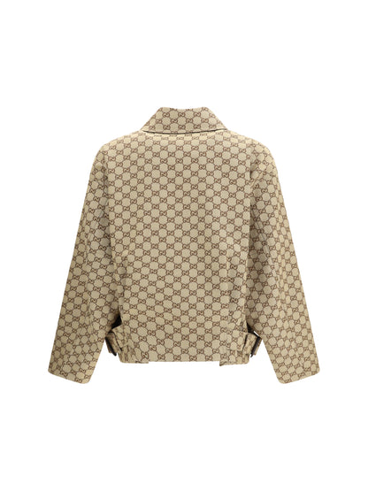 GUCCI 40 gg canvas bomber jacket