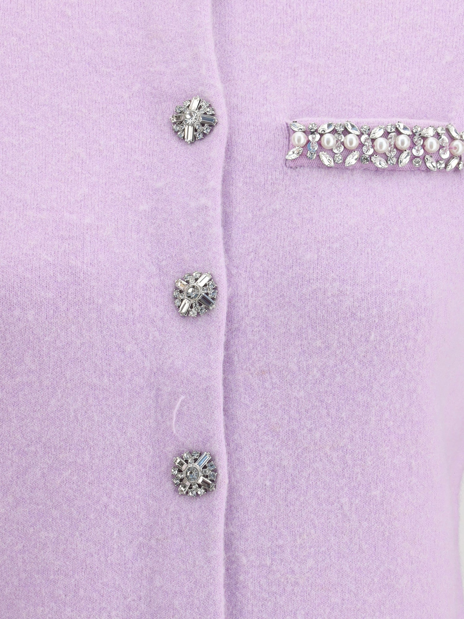 SELF-PORTRAIT XS jeweled cardigan