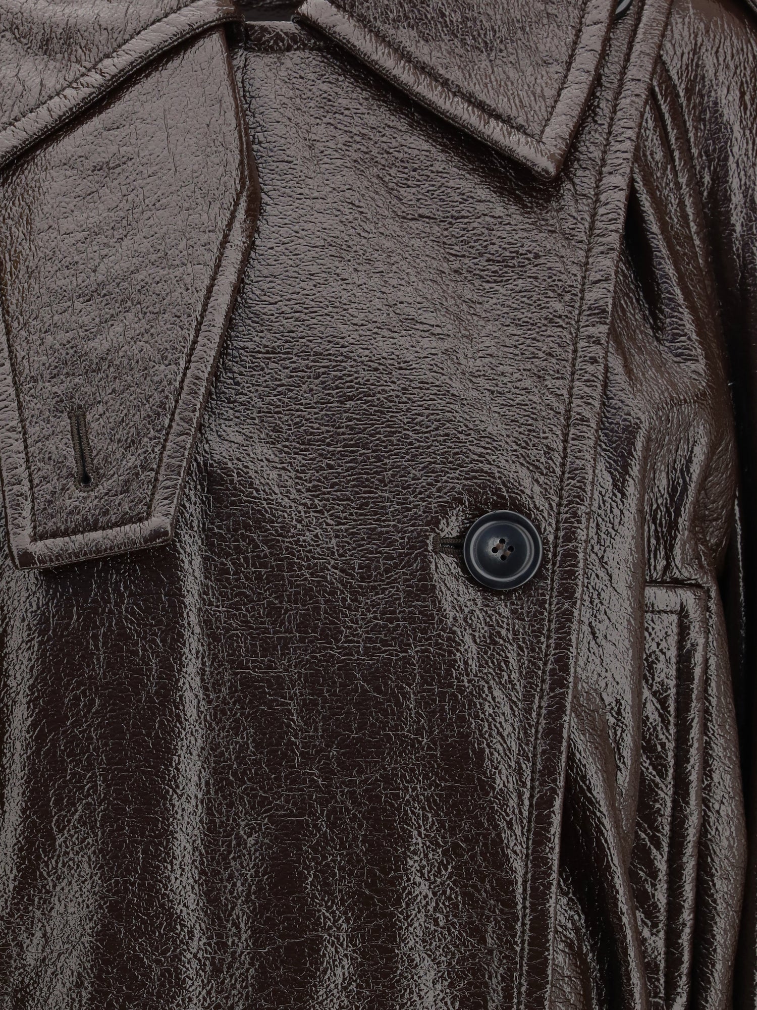 MAX MARA SPORTMAX 40 short hybrid trench coat in coated cotton