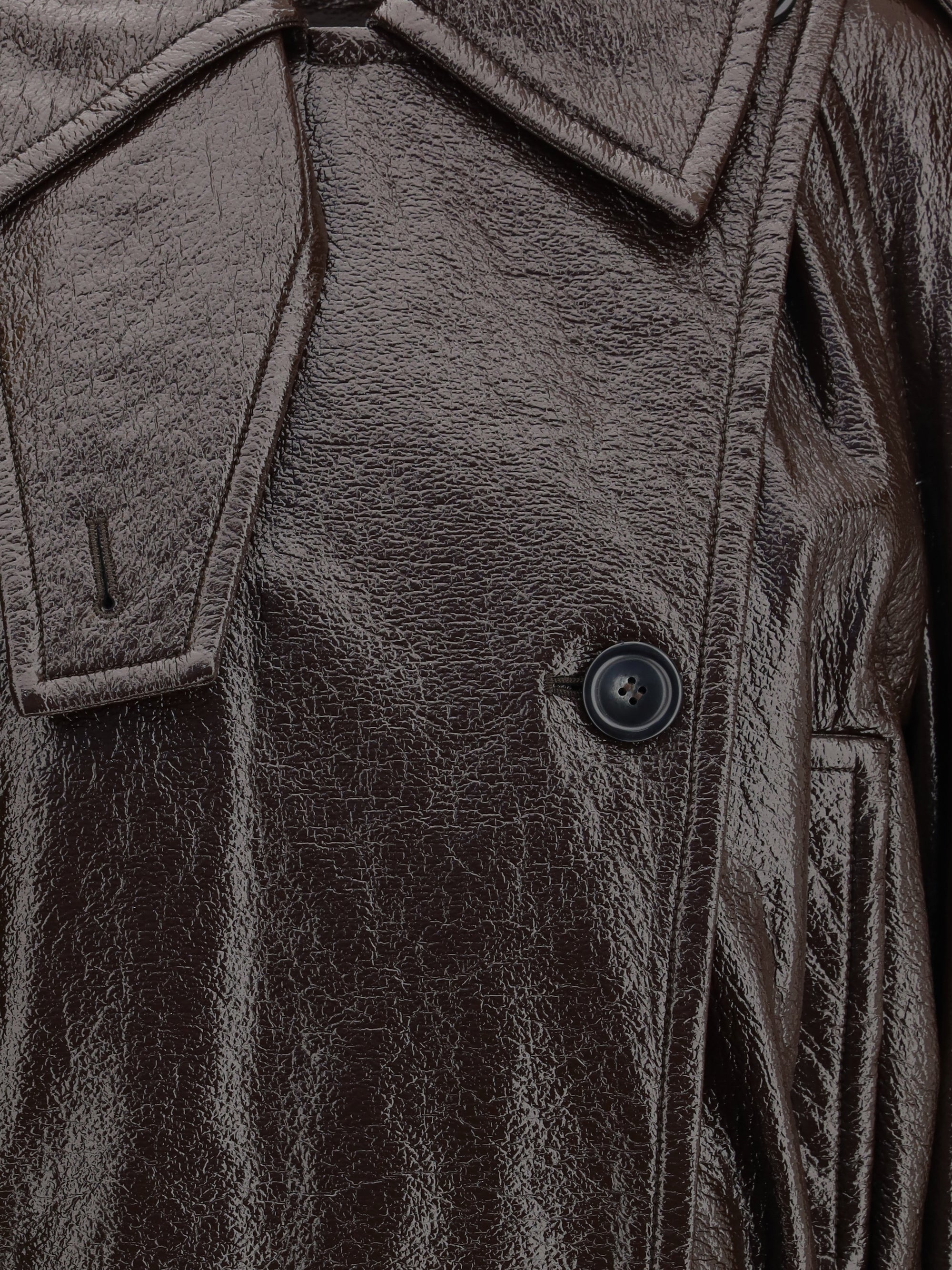 MAX MARA SPORTMAX 40 short hybrid trench coat in coated cotton