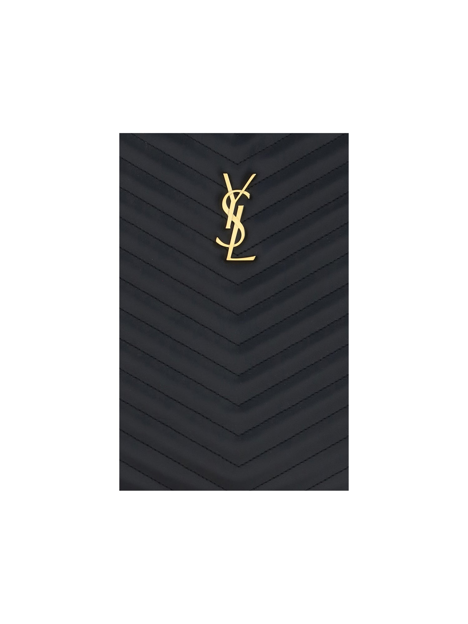 SAINT LAURENT OS leather pouch