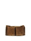utilitaire suede shoulder bag