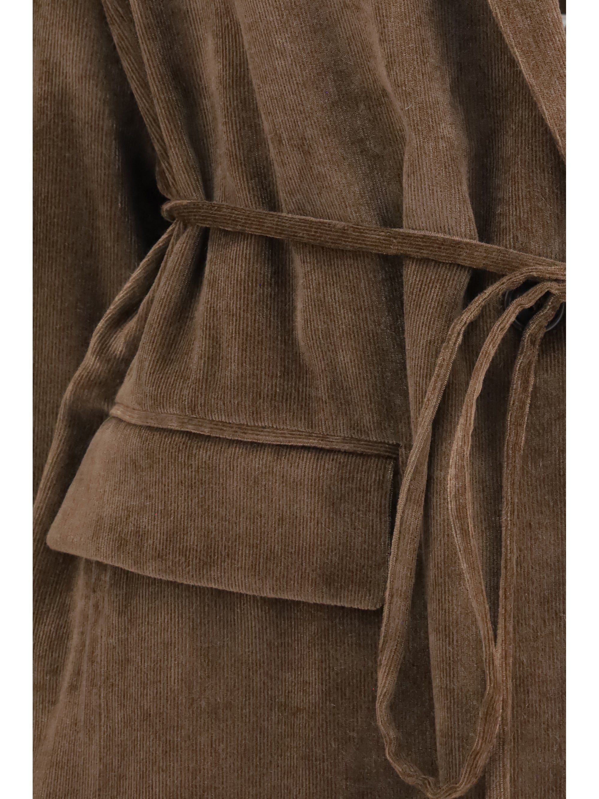 cashmere-blend jacket with drawstrings