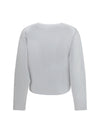 asymmetric draped stretch cotton top