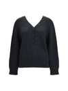 country henley merino cardigan