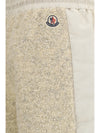 teddy-effect fleece sweatpants