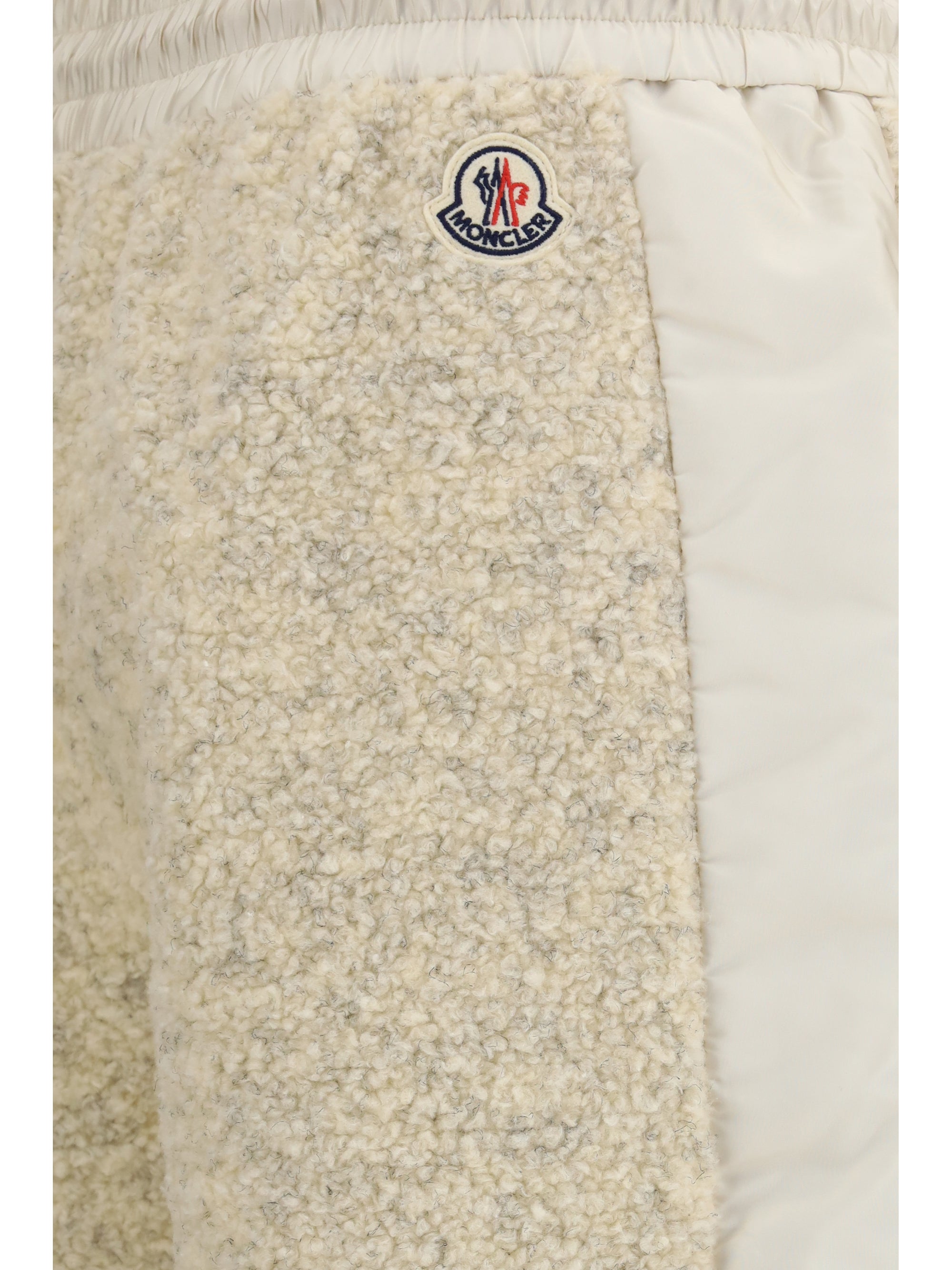 teddy-effect fleece sweatpants
