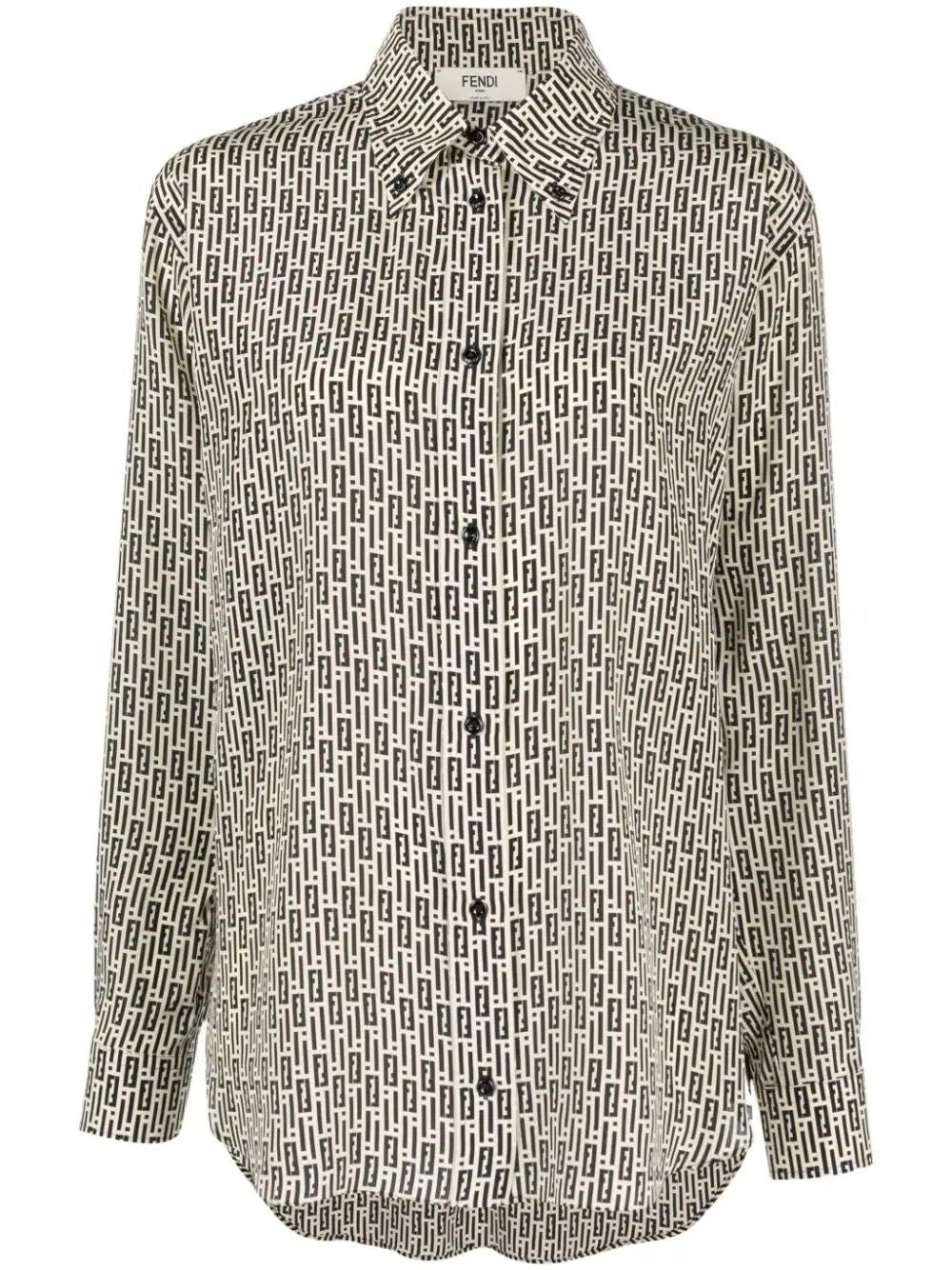 Fendi Printed Silk Shirt