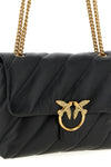 love big puff matelassé leather crossbody bag