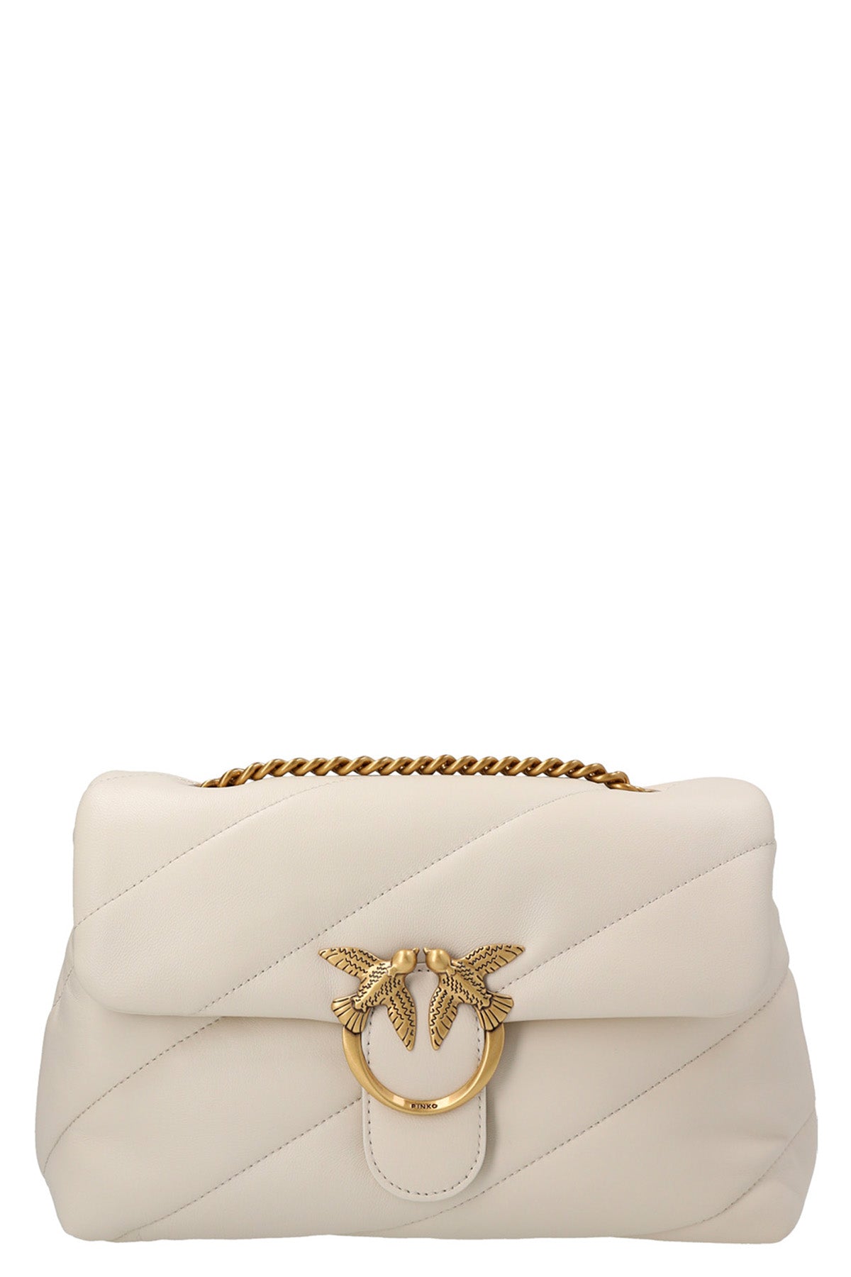 classic love puff crossbody bag in nappa leather