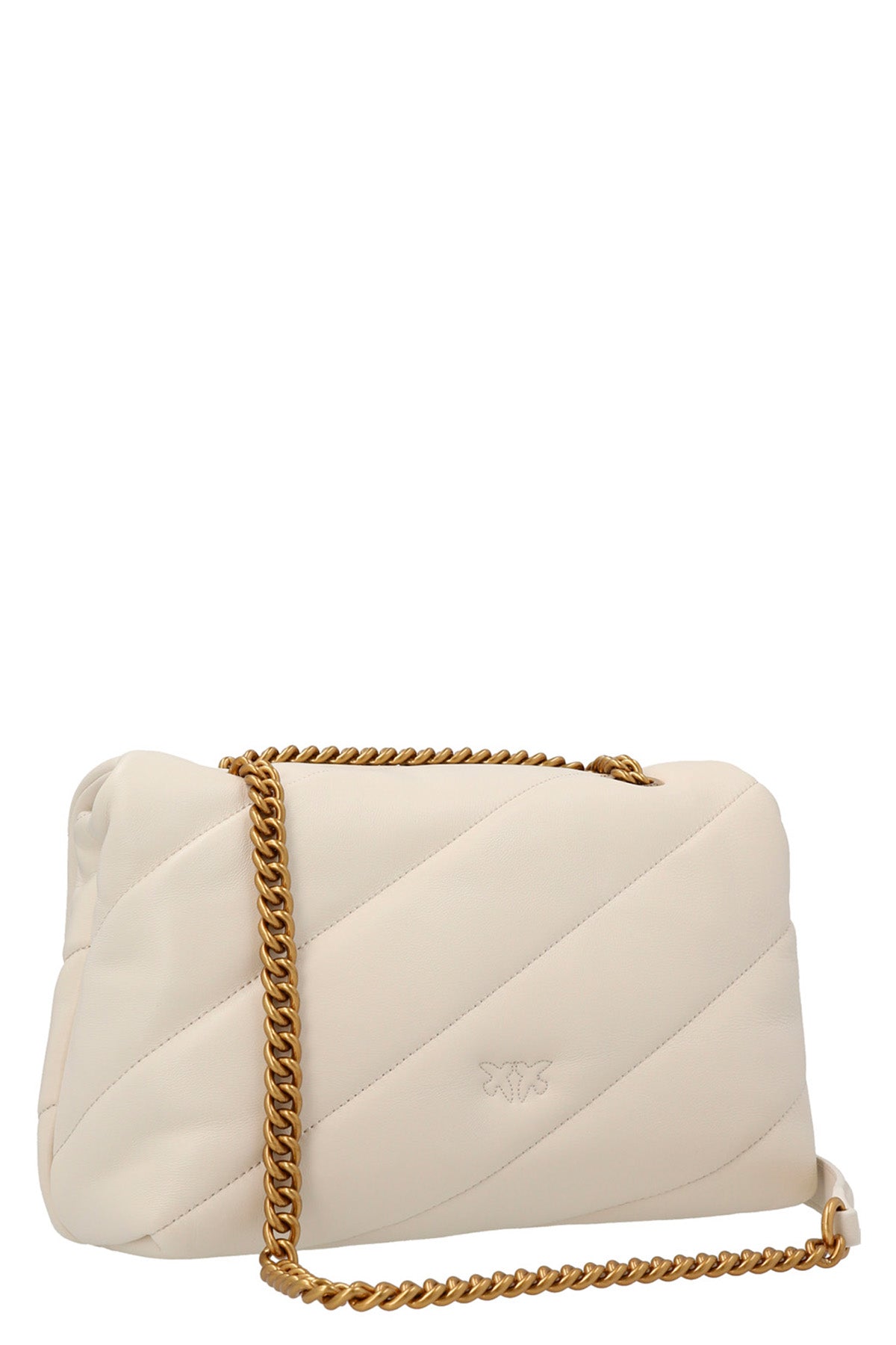 classic love puff crossbody bag in nappa leather
