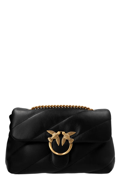 classic love puff crossbody bag in nappa leather