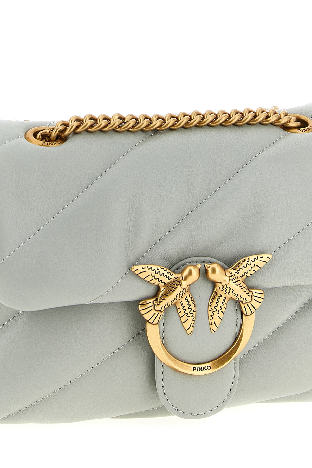 mini love puff nappa crossbody bag