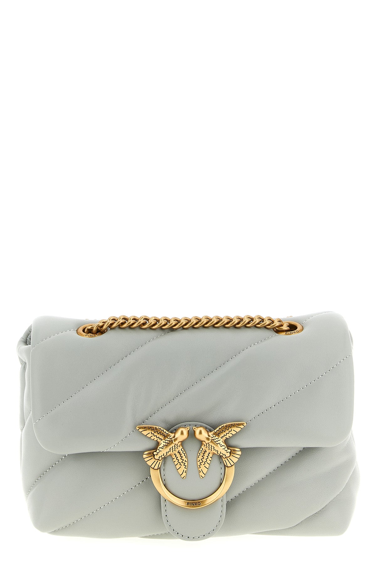 mini love puff nappa crossbody bag
