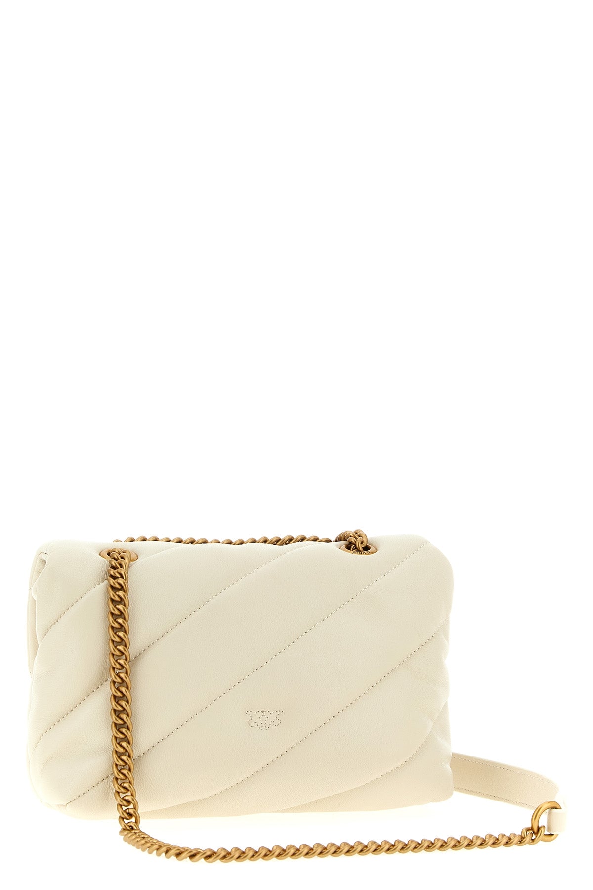 love mini puff quilted leather crossbody bag