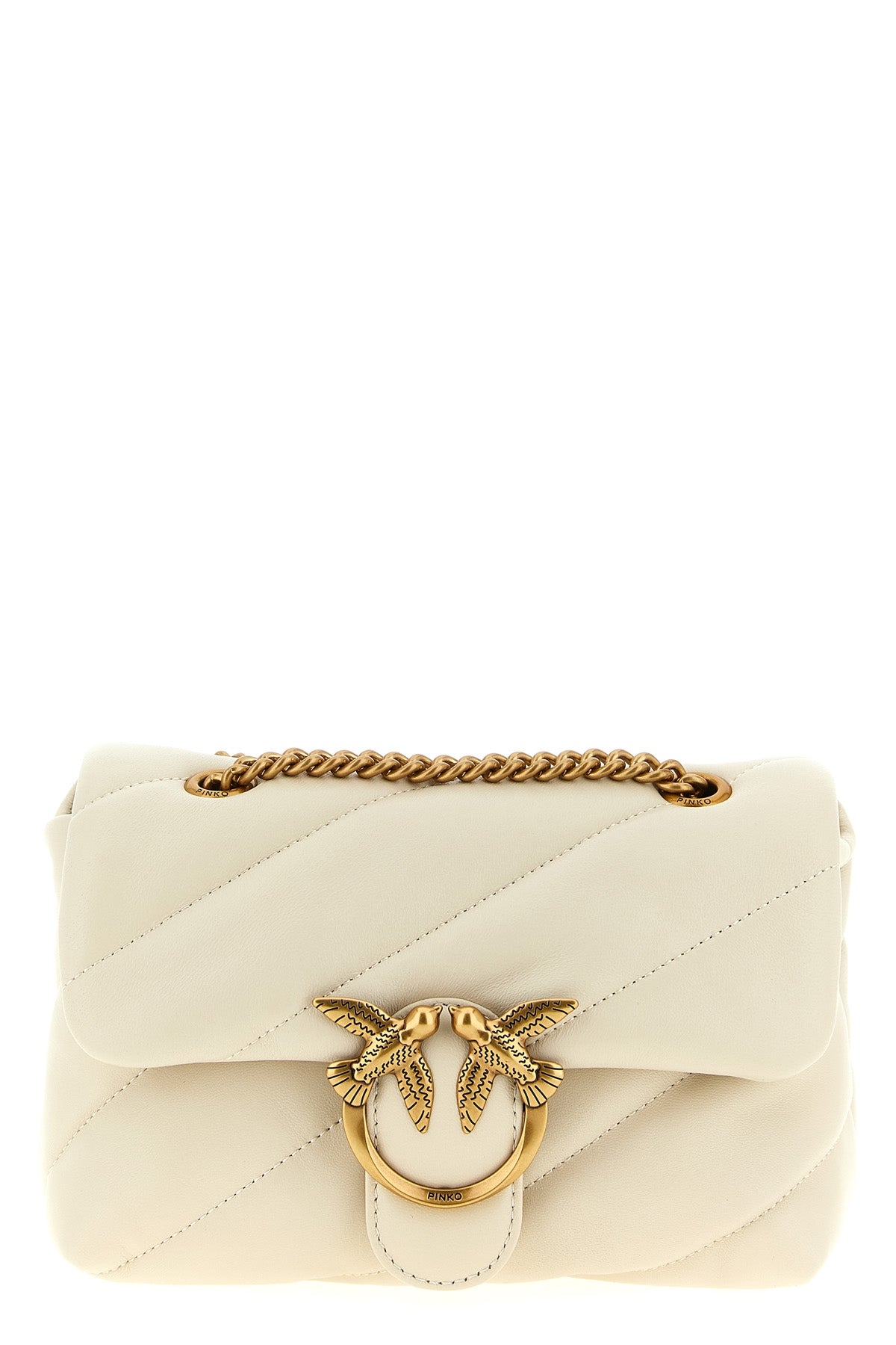 love mini puff quilted leather crossbody bag