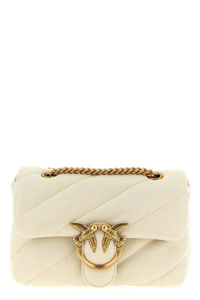 Pinko Flat Classic Crossbody Bag In Silk-touch Leather | Modecraze