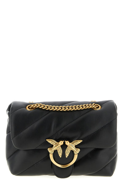 mini love puff crossbody bag in nappa leather