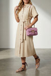 love puff baby matelassé leather crossbody bag