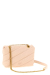 the pinko love bag puff crossbody bag is made of soft lambskin