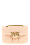 the pinko love bag puff crossbody bag is made of soft lambskin