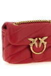 the baby love puff pinko shoulder strap stands out for its construction in sof