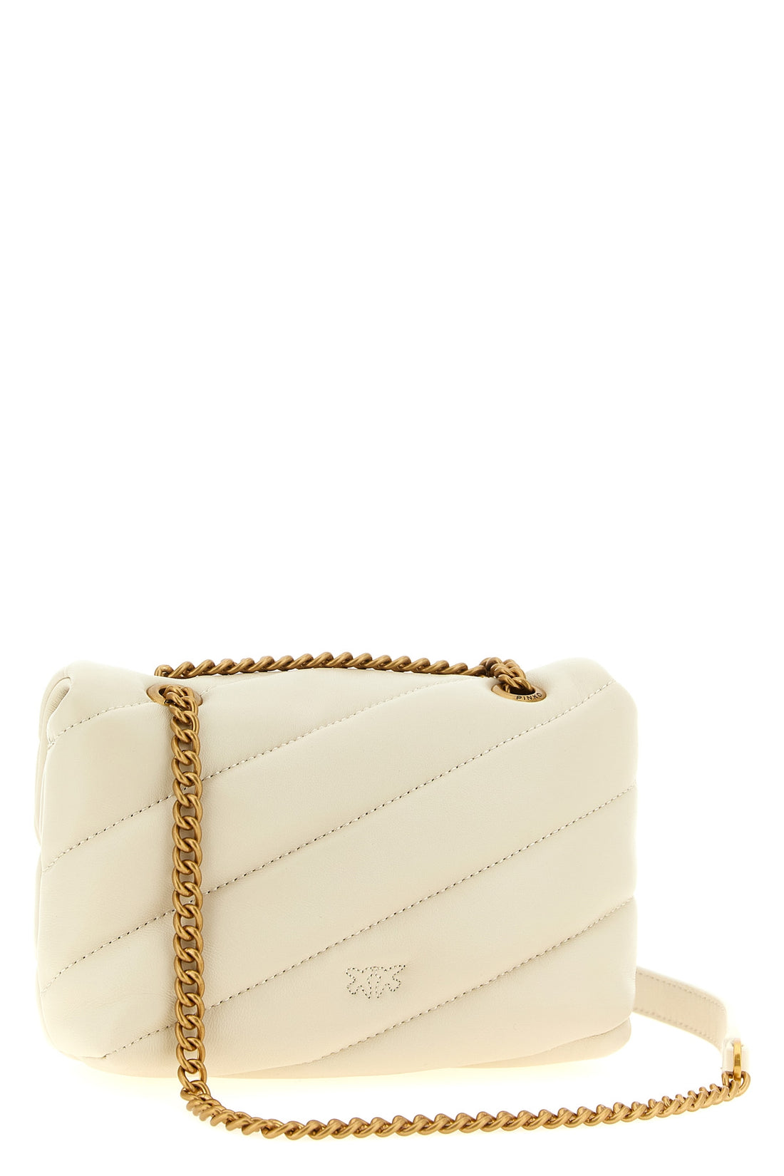 PINKO OS baby love bag puff maxi quilt crossbody bag in quilted leather
