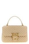 classic love bag puff handbag in quilted nappa leather