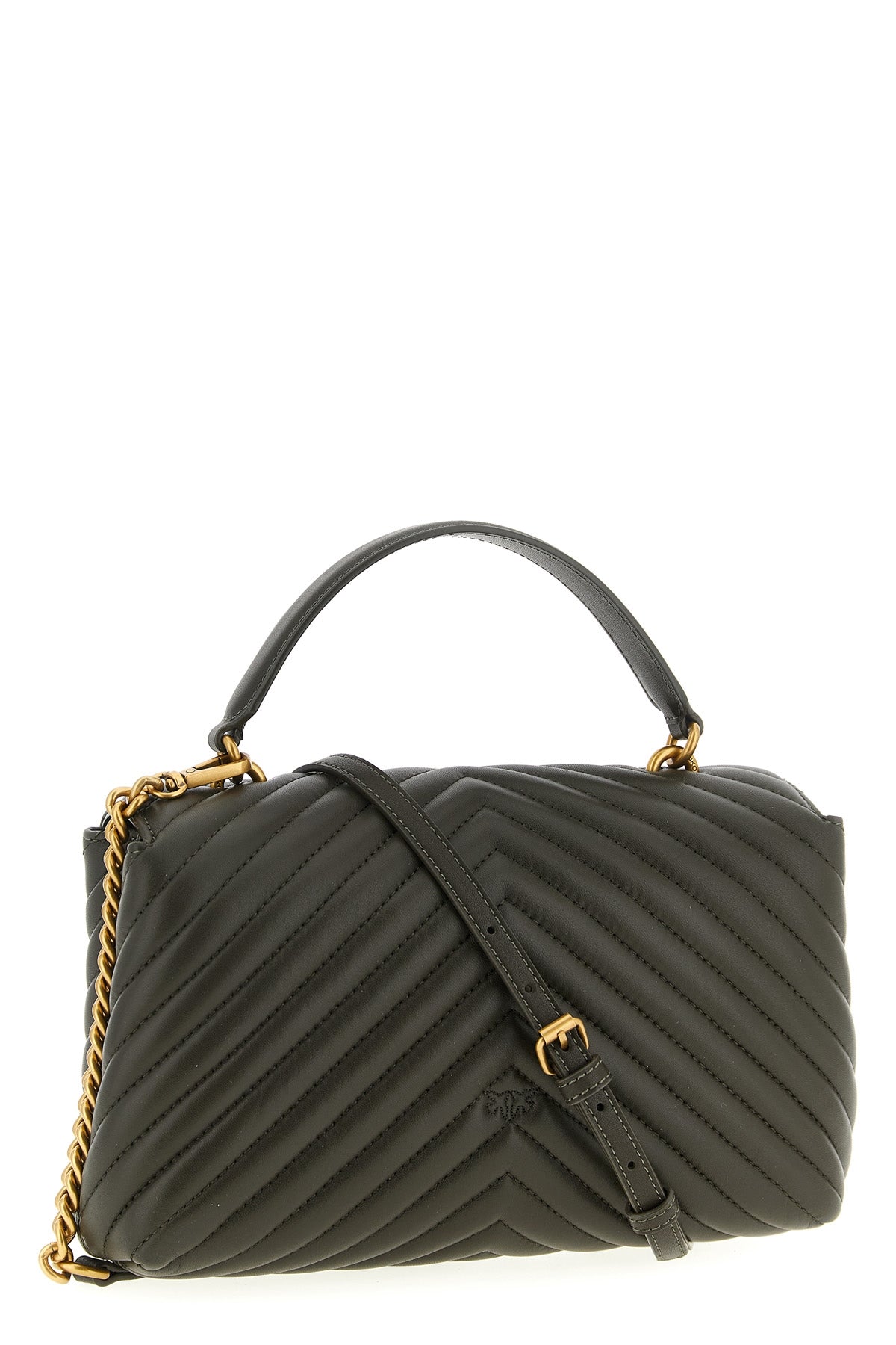 classic love bag puff quilted nappa leather handbag