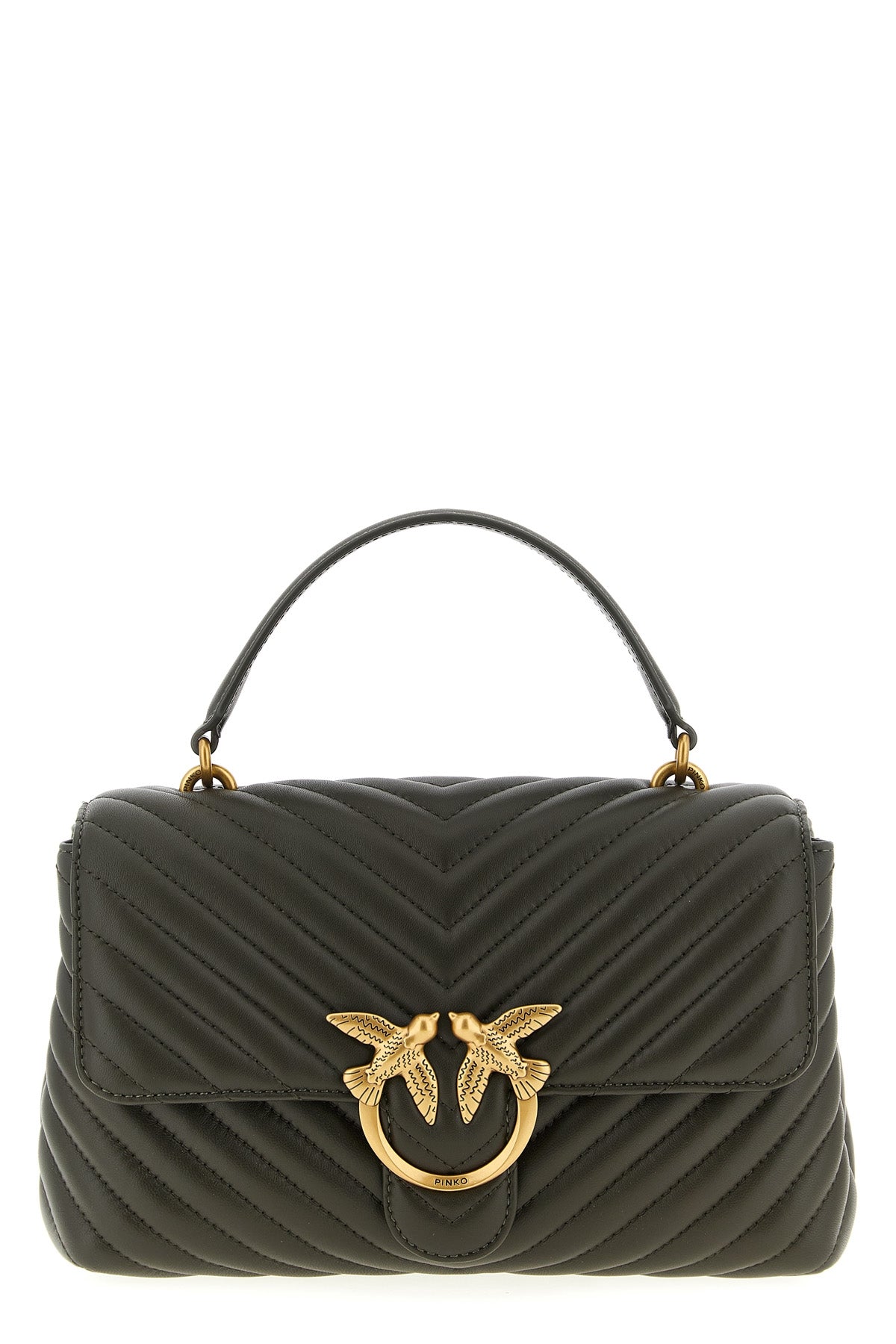classic love bag puff quilted nappa leather handbag
