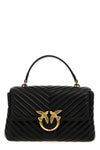 classic love bag puff handbag in quilted nappa leather