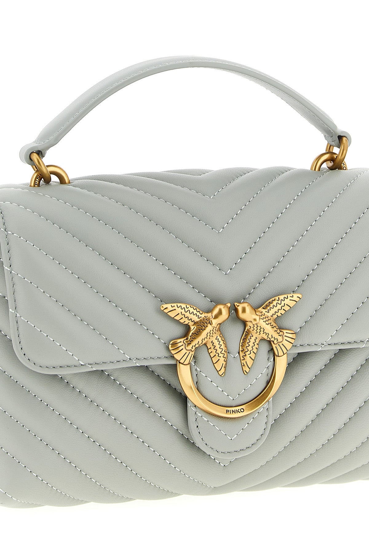 mini lady love puff quilted nappa leather handbag
