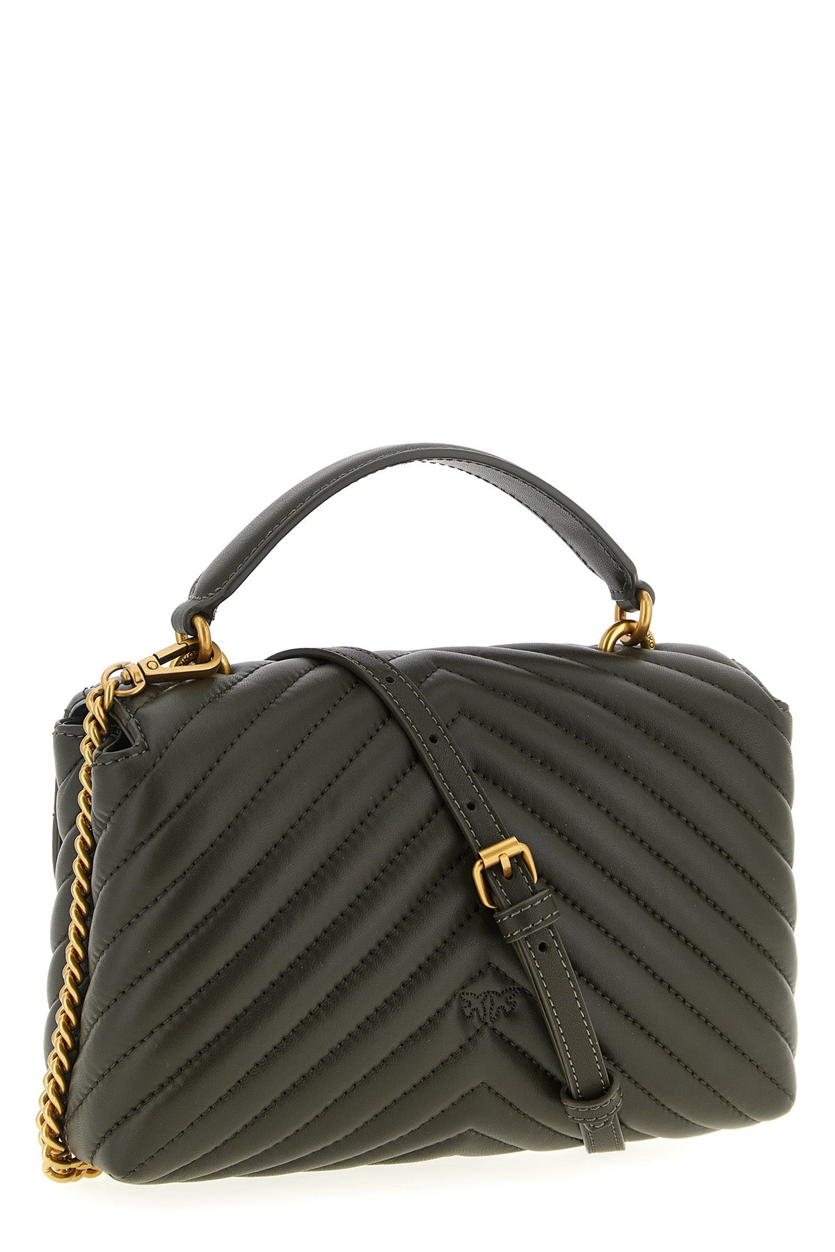 mini lady love puff quilted nappa leather handbag