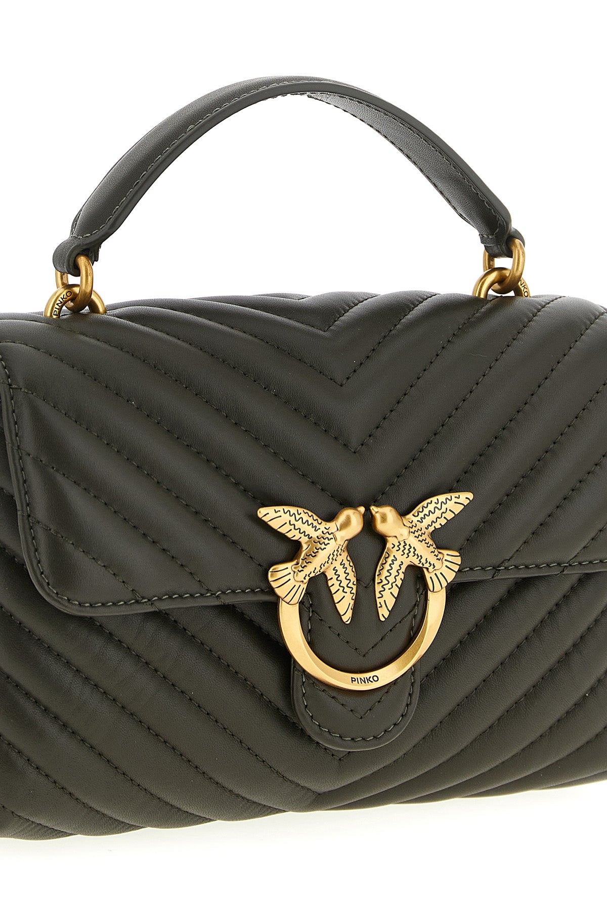 mini lady love puff quilted nappa leather handbag