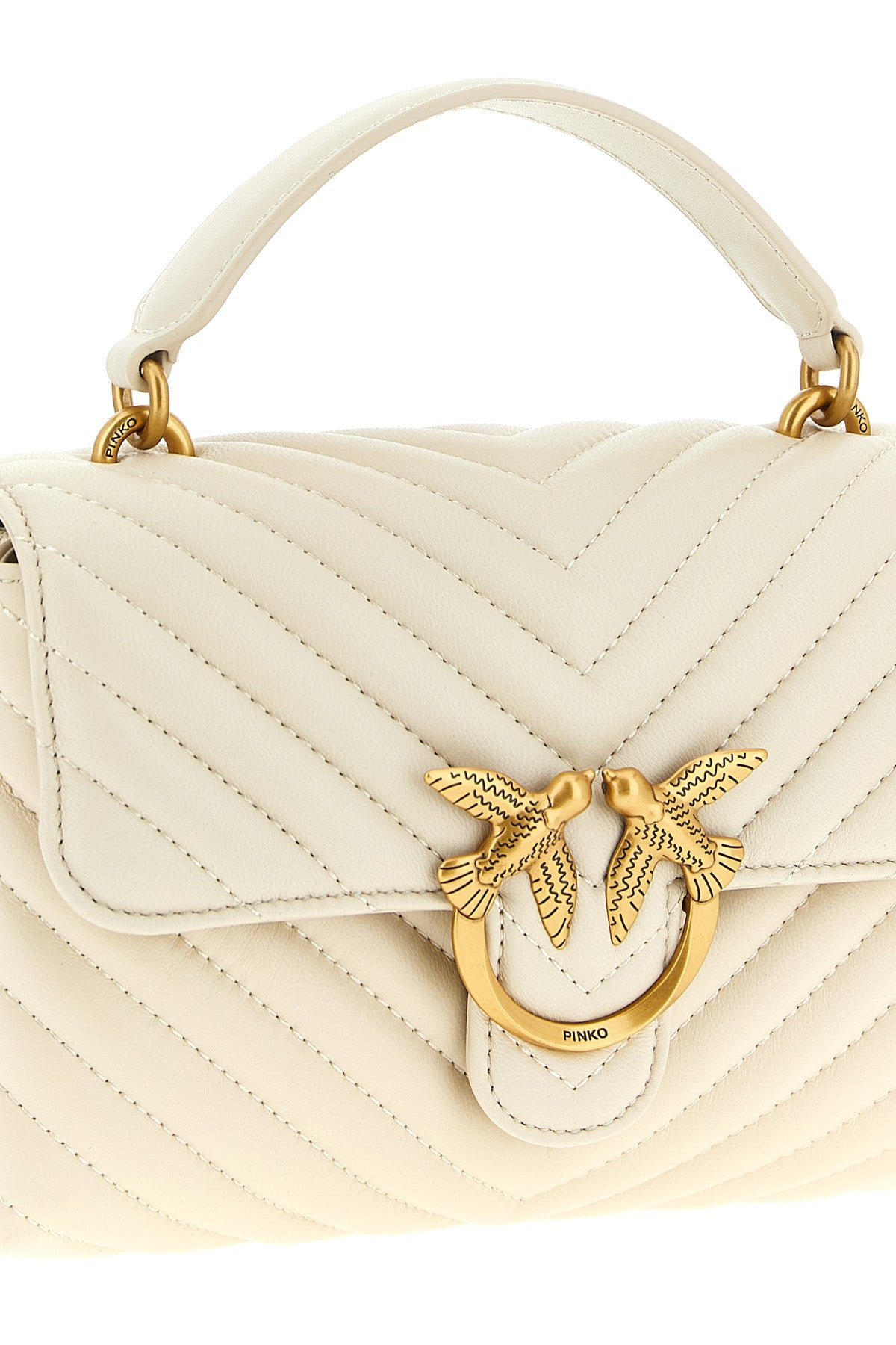 mini lady love puff quilted nappa leather handbag