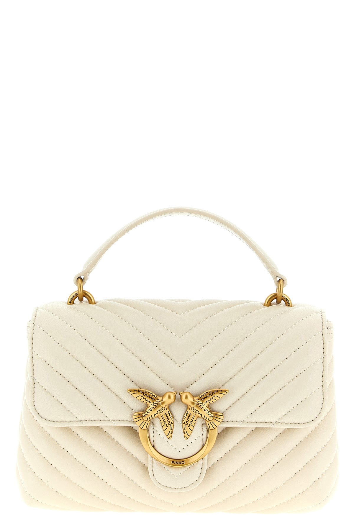 mini lady love puff quilted nappa leather handbag