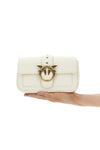 pocket love one crossbody bag in silk-touch leather
